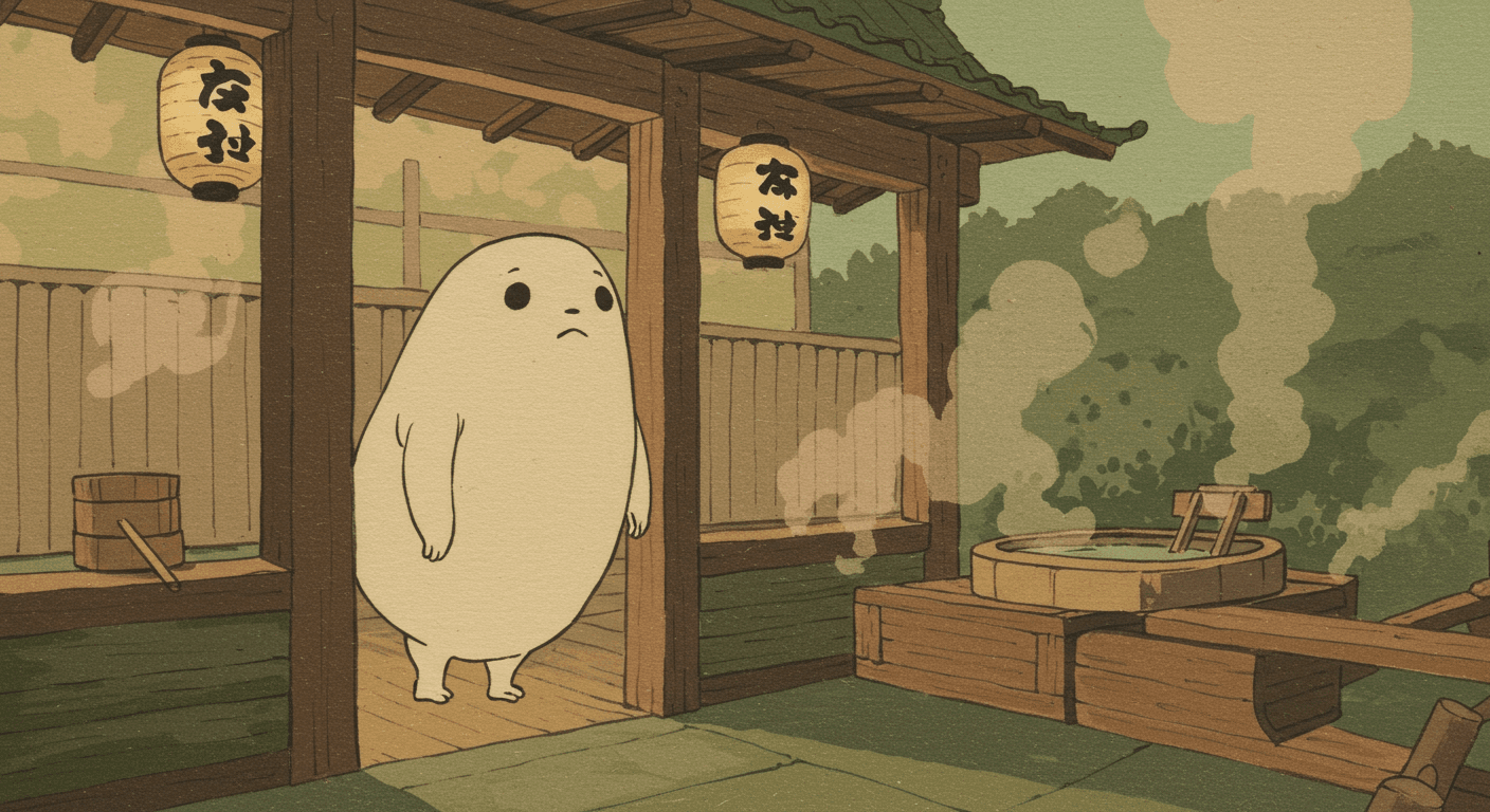 A bathhouse for spirits